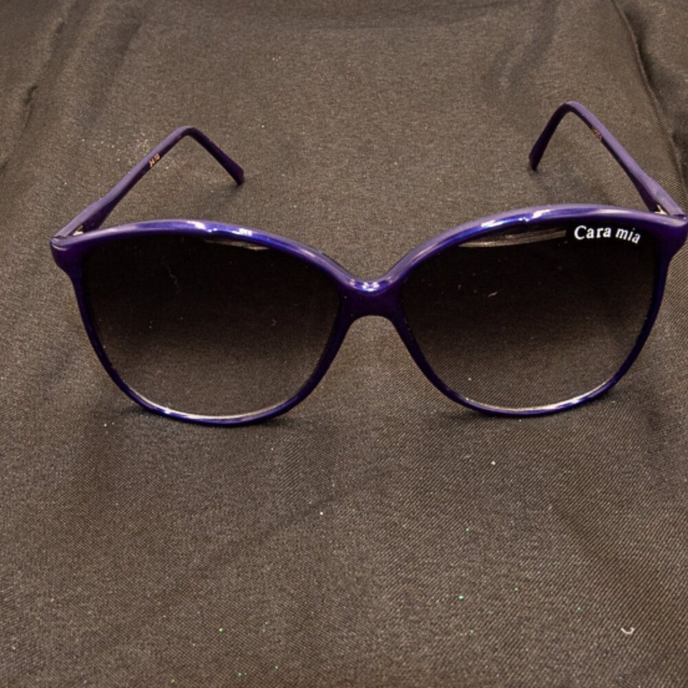 Vintage Cara Mia Sunglasses Purple frames